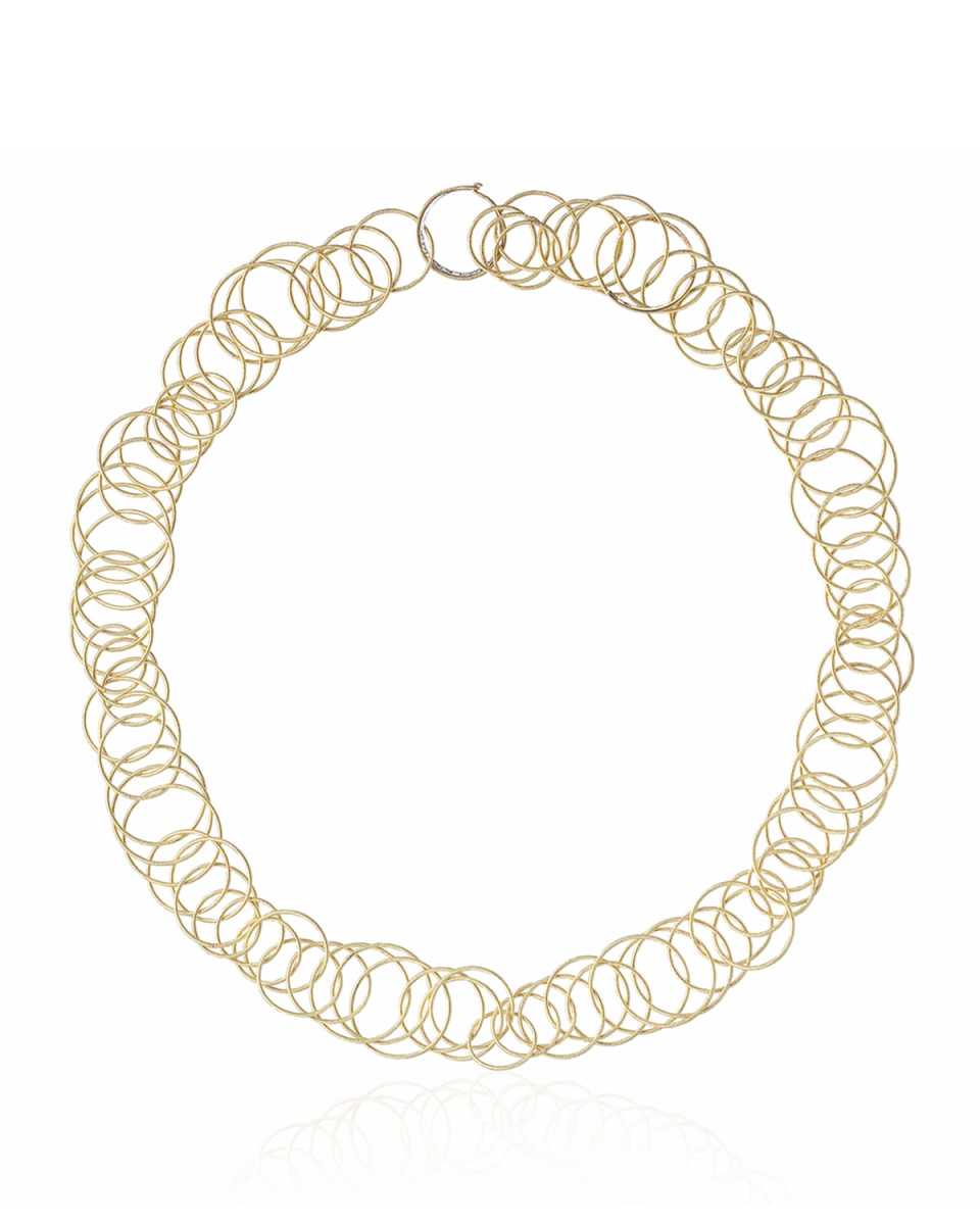 18k Yellow Gold & Black Onyx Short Hawaii Necklace
